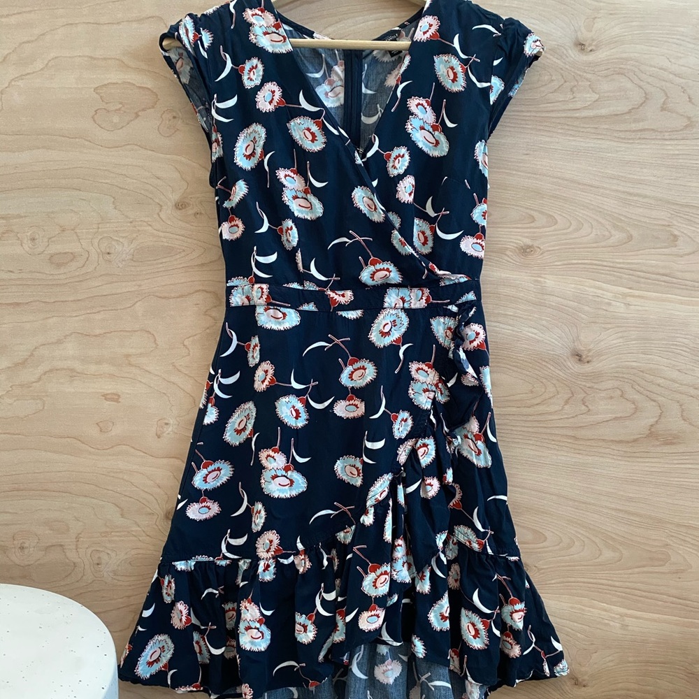 J Crew Merchantile Skater Wrap Dress